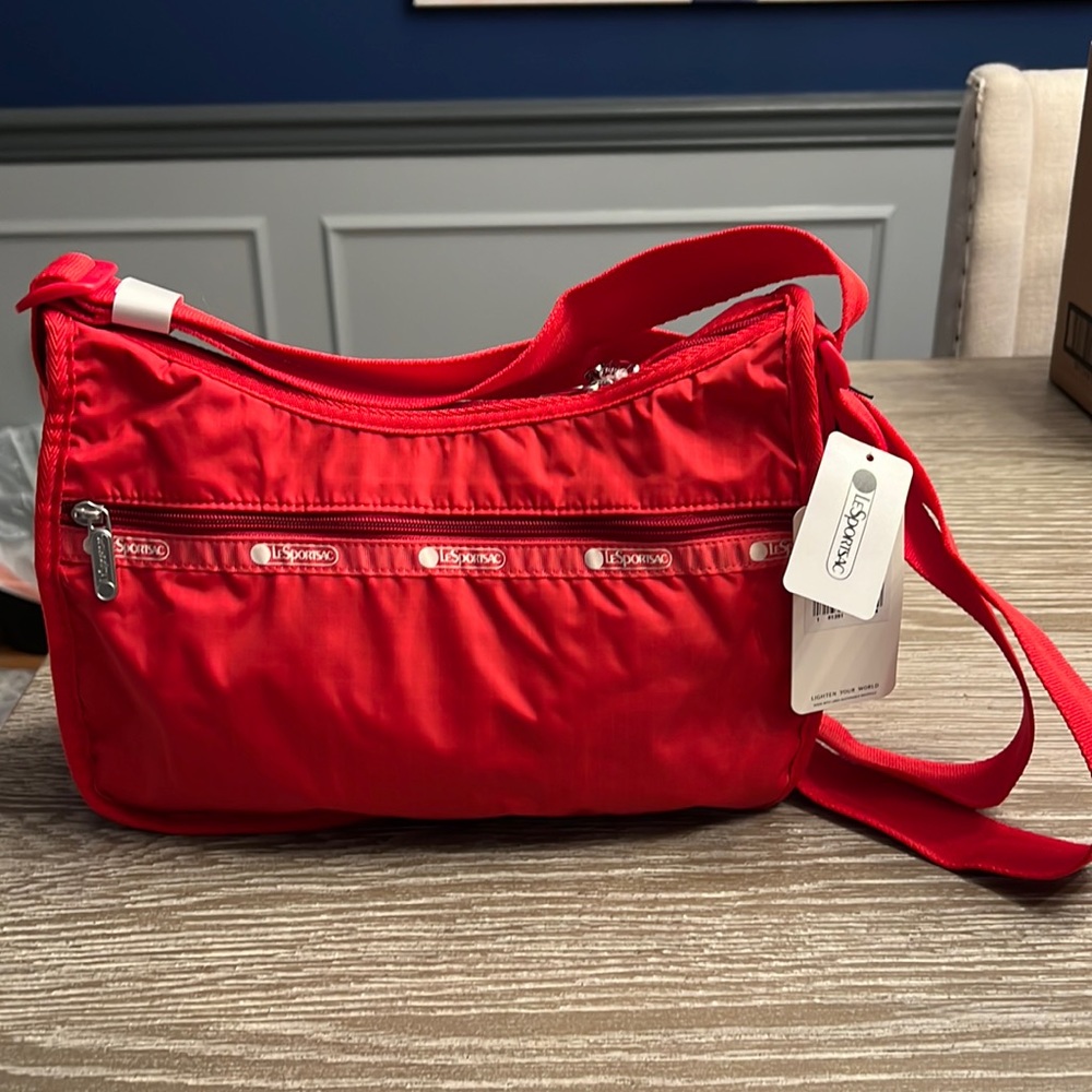 LeSportsac classic hobo bag in popsicle red. New with tags! ❤️